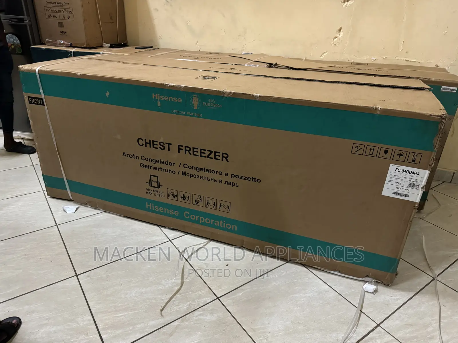 940 Liters Hisense Chest Freezer New
