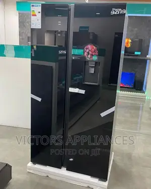 670liters Hisense Side by Side Refrigerator Black