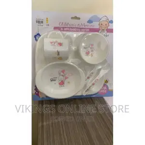 Children's Tableware 6 in 1 Feeding Series - White