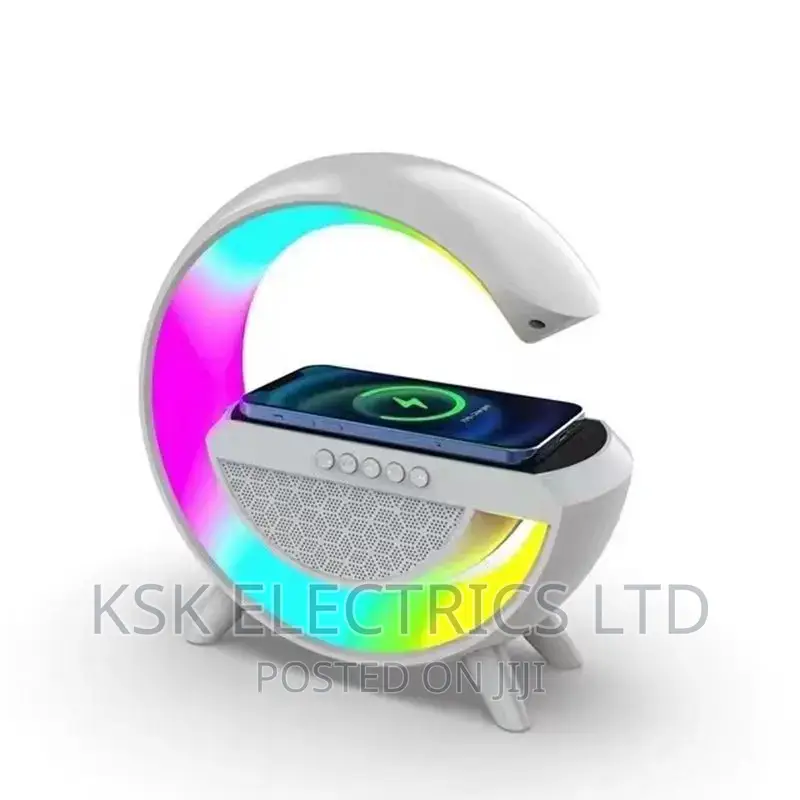 Bluetooth Speaker Alarm Clock Wireless Moon Light Lamp