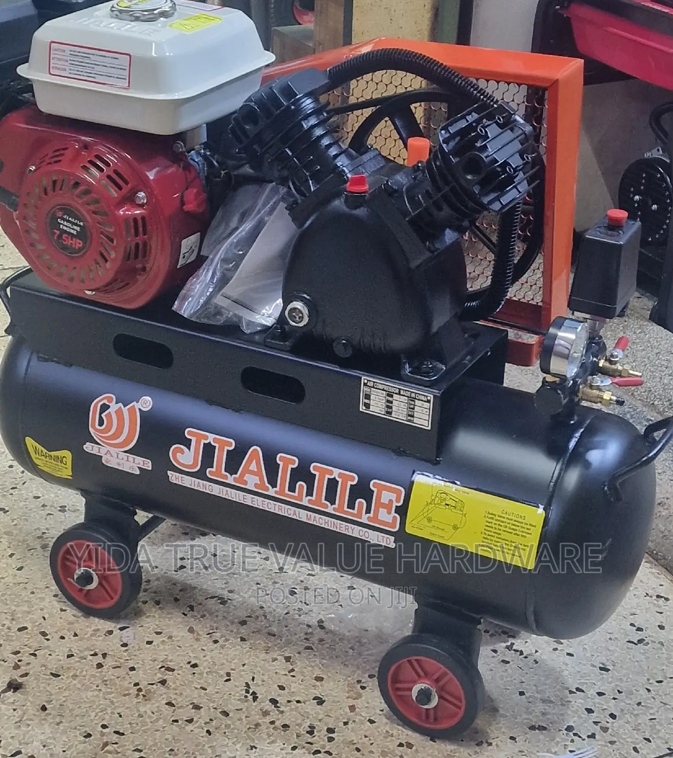 Air Compressor Petrol 2 Piston Head