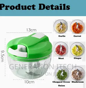 Multi-Function Manual Food Chopper -Garlic, Fruits, Vegs