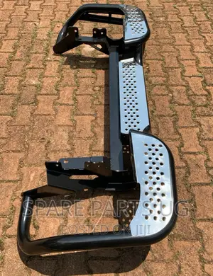 Hilux Revo / Vigo Rear Metallic Bullbar Bumper