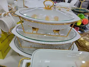 Ceramic Serving Dishes/Food Warmer 3pics