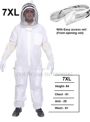 Ventilated Beekeeper Suit Sting Proof Suit With Veil
