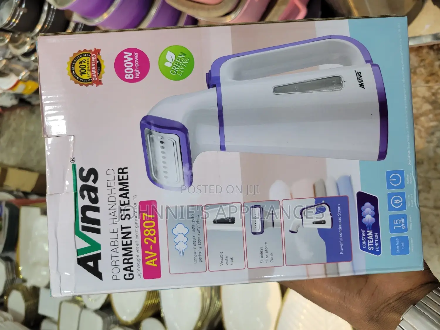 Avinas Potable Handheld Garment Steamer