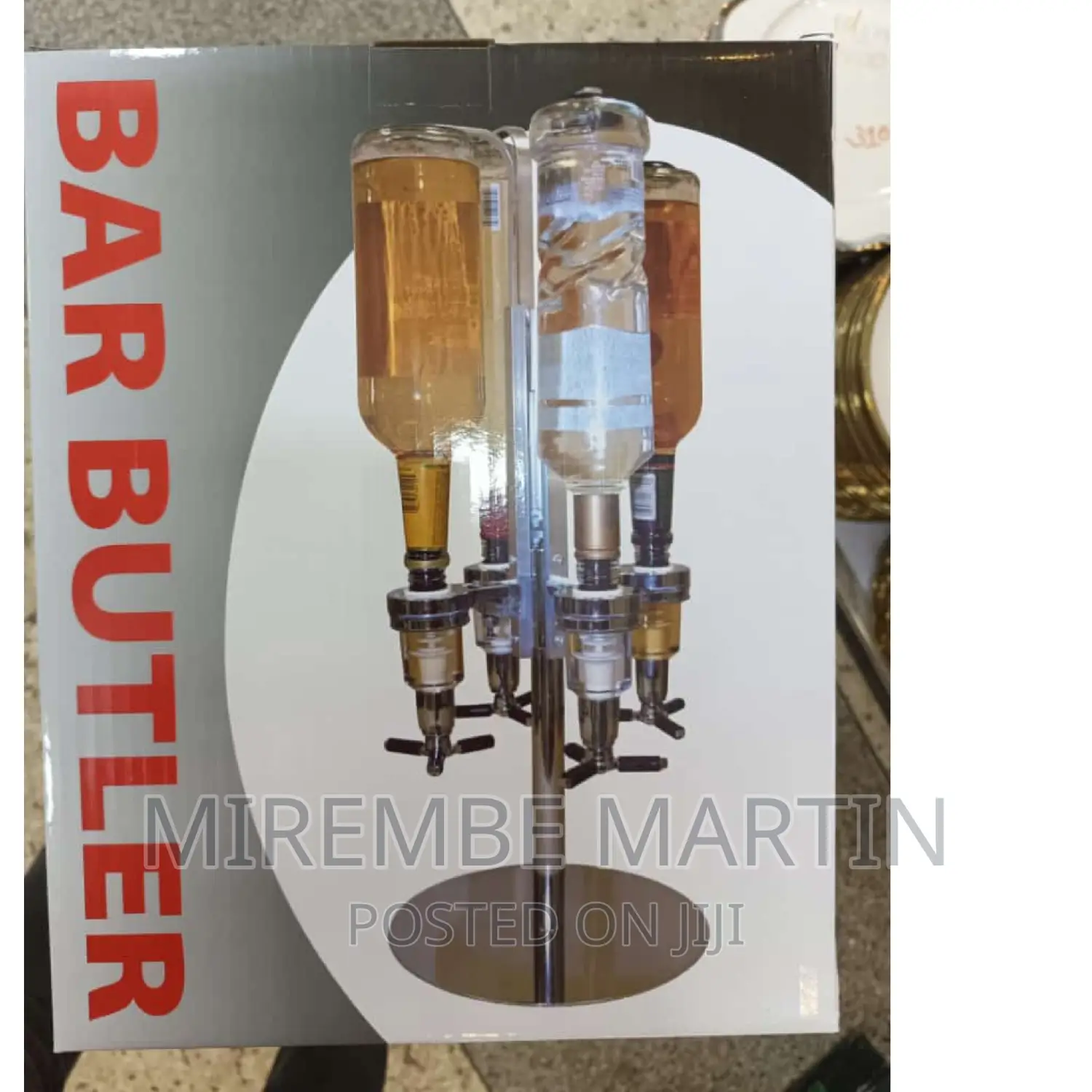 4 Bar Butler Liquor Dispenser.