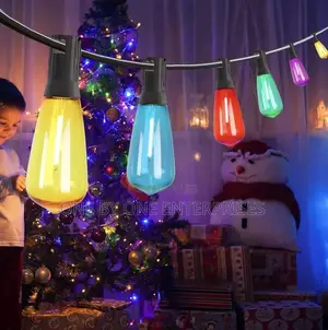 Outdoor Multi Coloured Bulb Lights String Lights