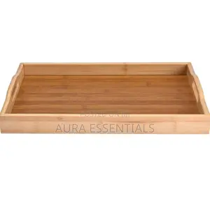 3 PCS Wooden Bamboo Tray Set
