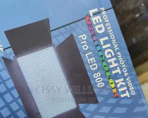 Pro Led 800 Rechargeable Photo Video Light Kit/Varicolor