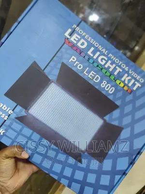 Rechargeable Video LED Light Kit/Varicolor Pro Led 800