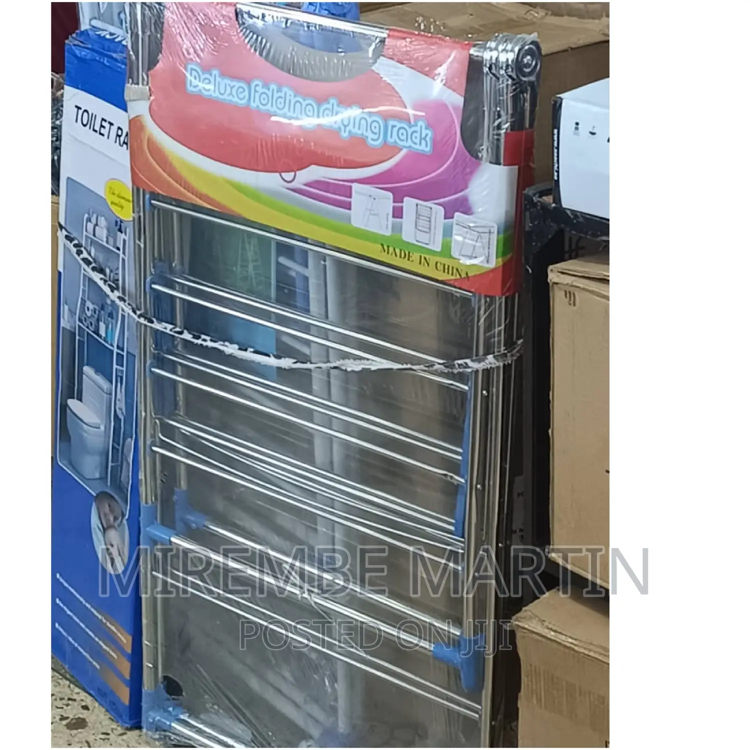 Deluxe Folding Clothes Drying Rack.