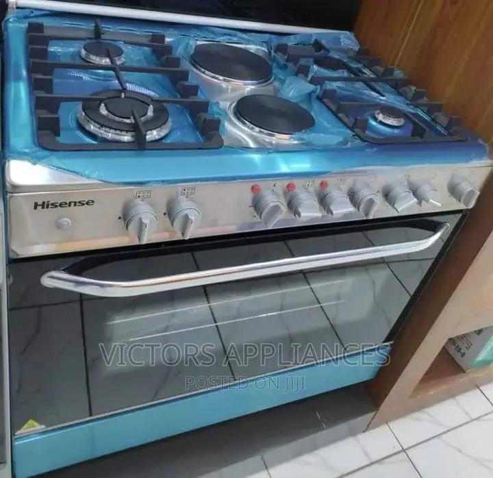 Hisense Cooker 90x60cm 4gas 2electric