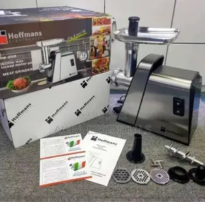 Hoffmans Electric Meat Grinder Mincer Machine -Silver