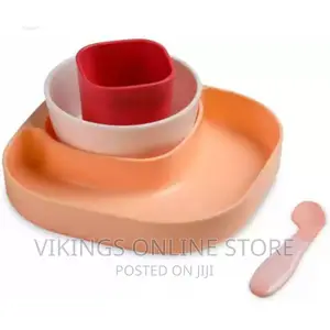 Kids Baby Feeding Set With Spoon, Glass, Bowl Plate