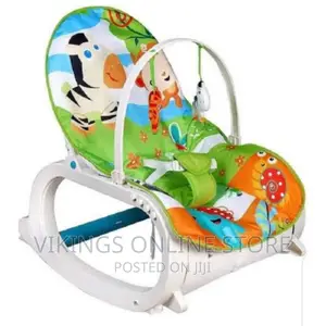 Baby Rocking Chair Green / Pink