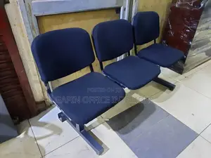 Fabric 3 Seater Waiting Chair