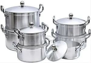 Tornado 7 Piece Heavy Stainless Steel Saucepans/Cookware