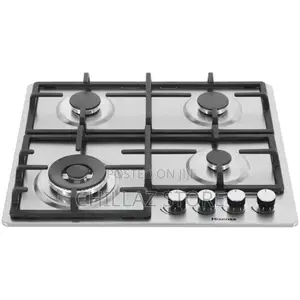 Hisense 58cm Built-in Gas Hob HHU60GAGR, 4 Gas Burners,