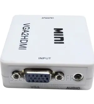 VGA To HDMI Adapter White Colour