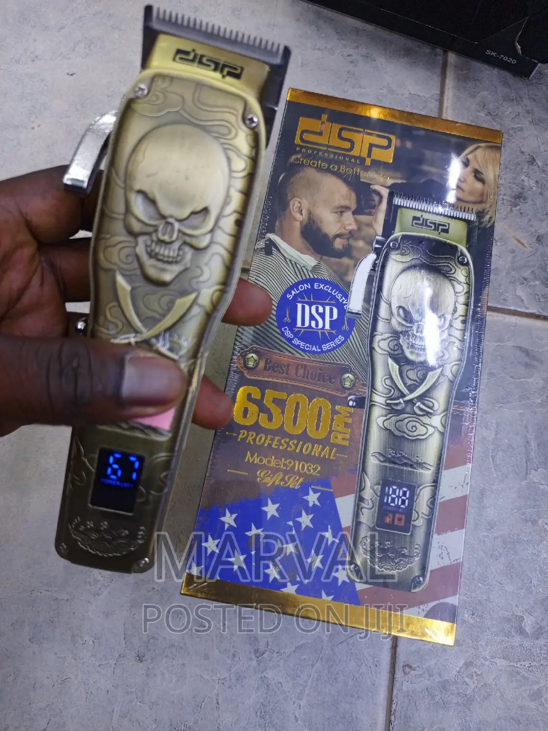 DSP Skull Professional Rechargeable Hair Clipper