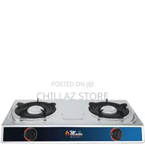 Electro Master Gas Stove 2 Burner Steel GM-SGS-3012