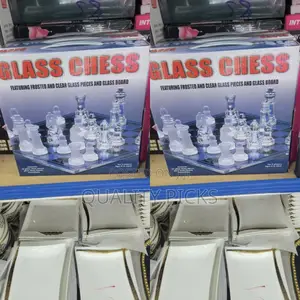 Glass Chess Board Game