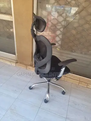 Headrest Back Mesh Chair