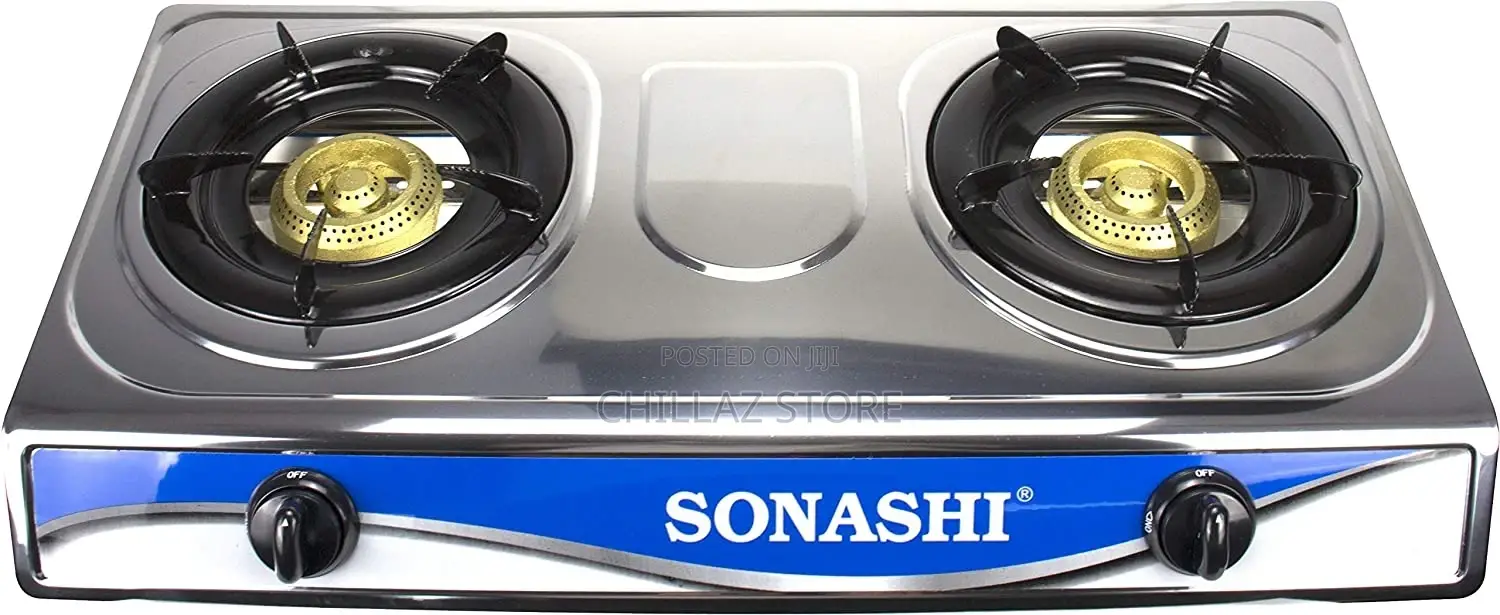 SONASHI SGB-208S Double Gas Stove With Electronic Ignition