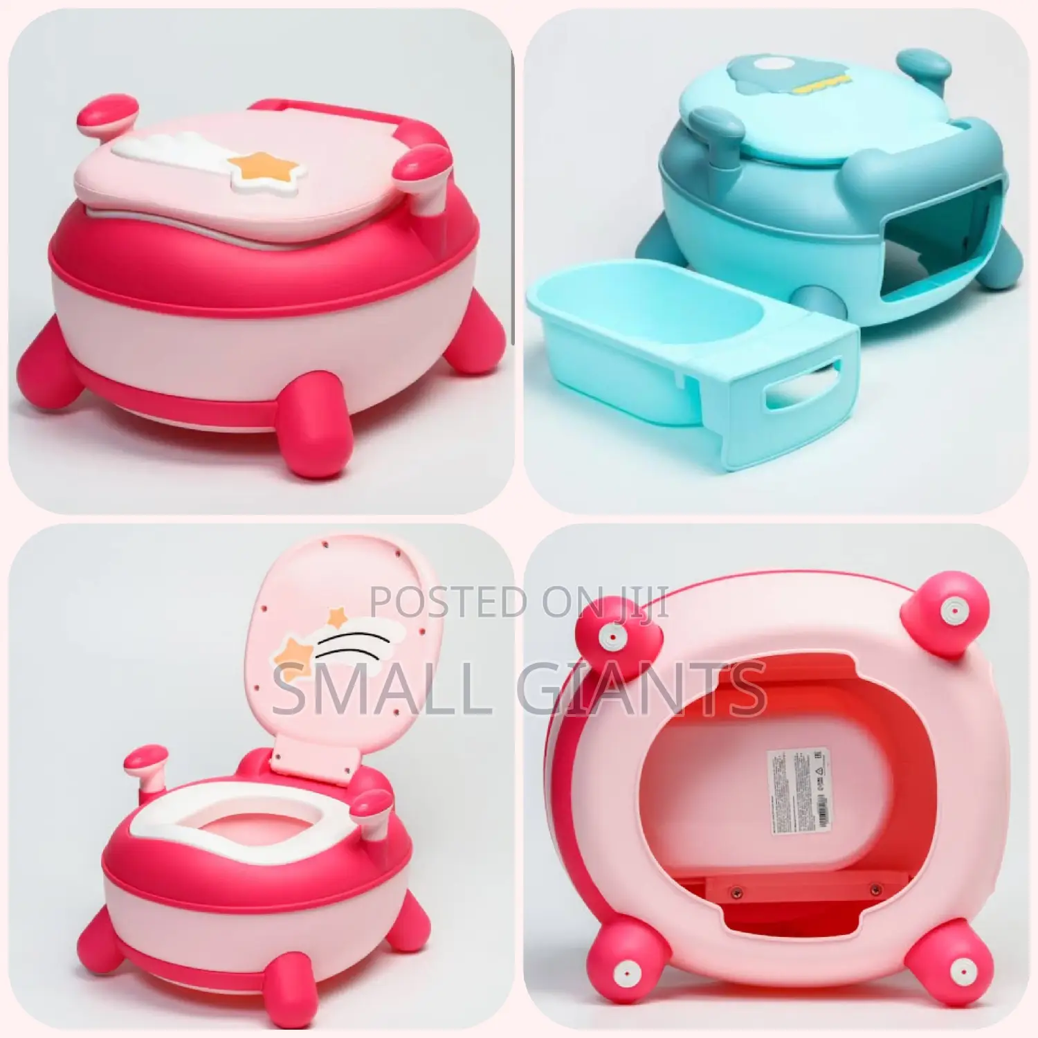 Children's Potty "Rocket" (Pink Blue)