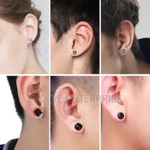 1pairs Crystal Strong Magnetic Ear Stud