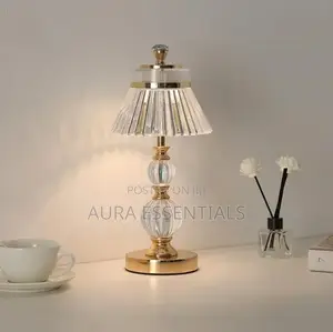 Cordless Lamp Crystal Bedside Lamp
