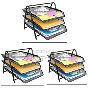 Metallic Office Files Holder