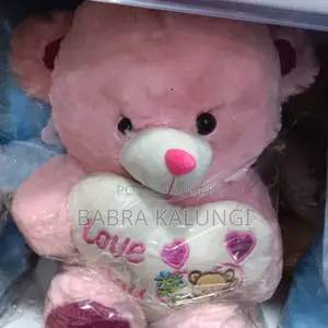 Big Pink L Love You Teddy Bear