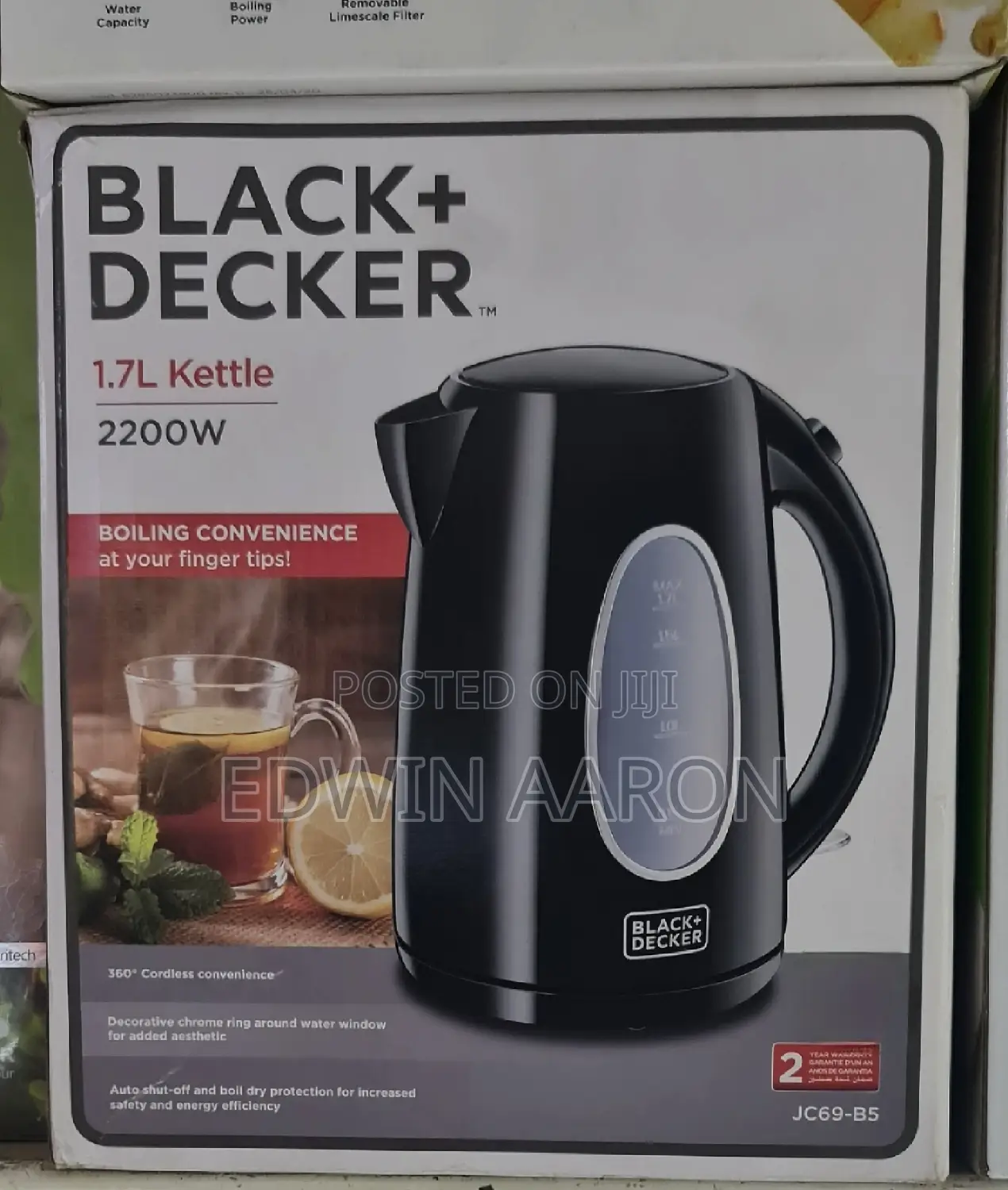 Black and Decker Kettle 1.7L