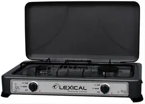 2 Burner Gas Cooker Stove With Lid -