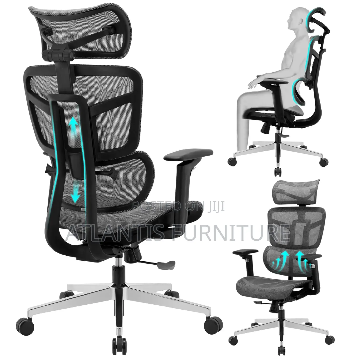 Three Stape Orgonomic Chair