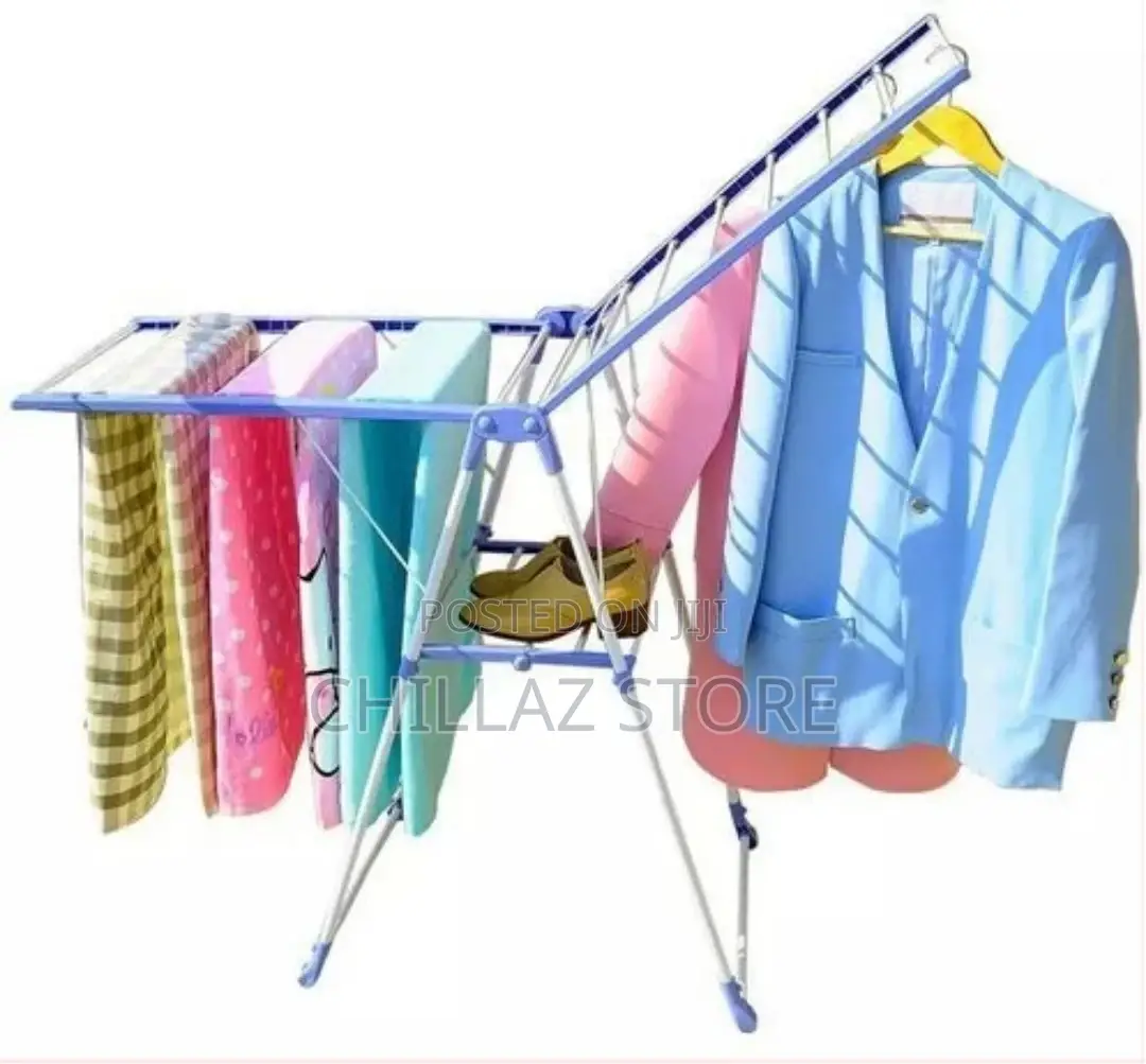 Stainless Steel Clothes Drying Rack/Color May Vary – Blue