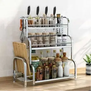 3 Tier Spice Rack Organizer Spice Jars Bottle Stand Holder