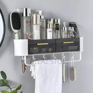 Shower Caddy,Self Adhesive Wall Mounted Shelf Bath Organizer