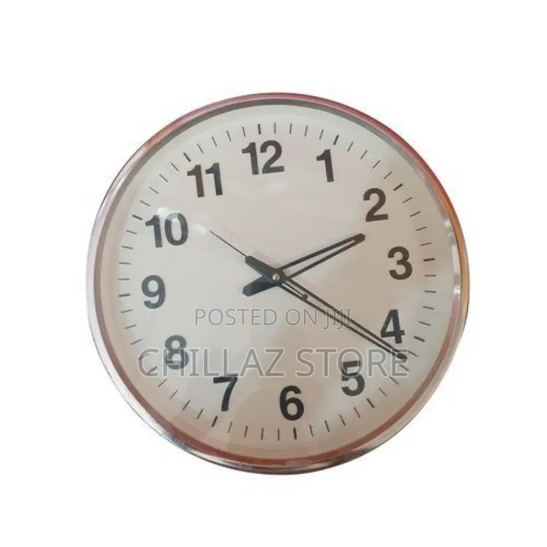 Round Wall Clock – White