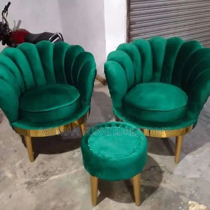 Queen Sofa in Green Fabric Call Us On