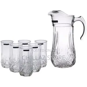 Luminarc 6 Pieces of Juice Glasses and 1piece Jug Water Set