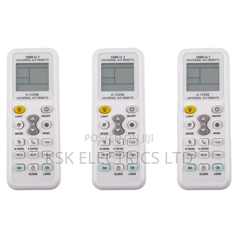 Universal a/C Air Conditioner K-1028e Remote Control
