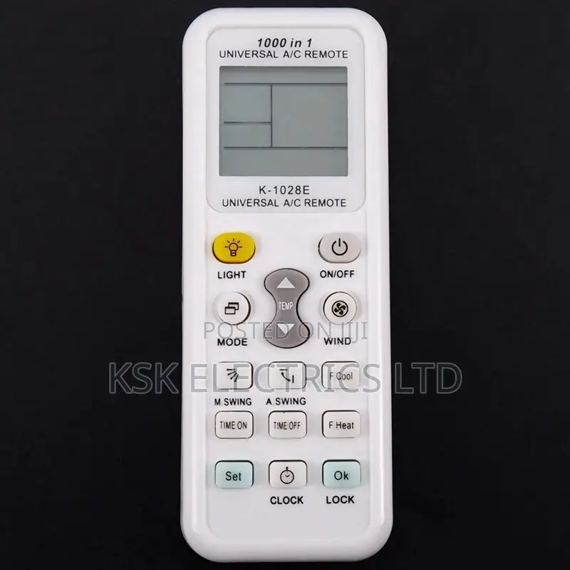 Universal a/C Air Conditioner K-1028e Remote Control