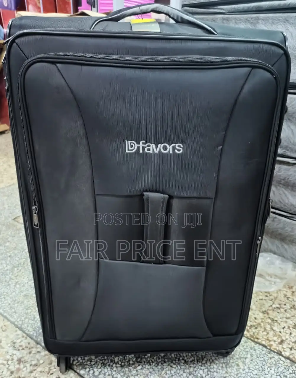Original Cloth Vip Suitcase.Large .( Black)