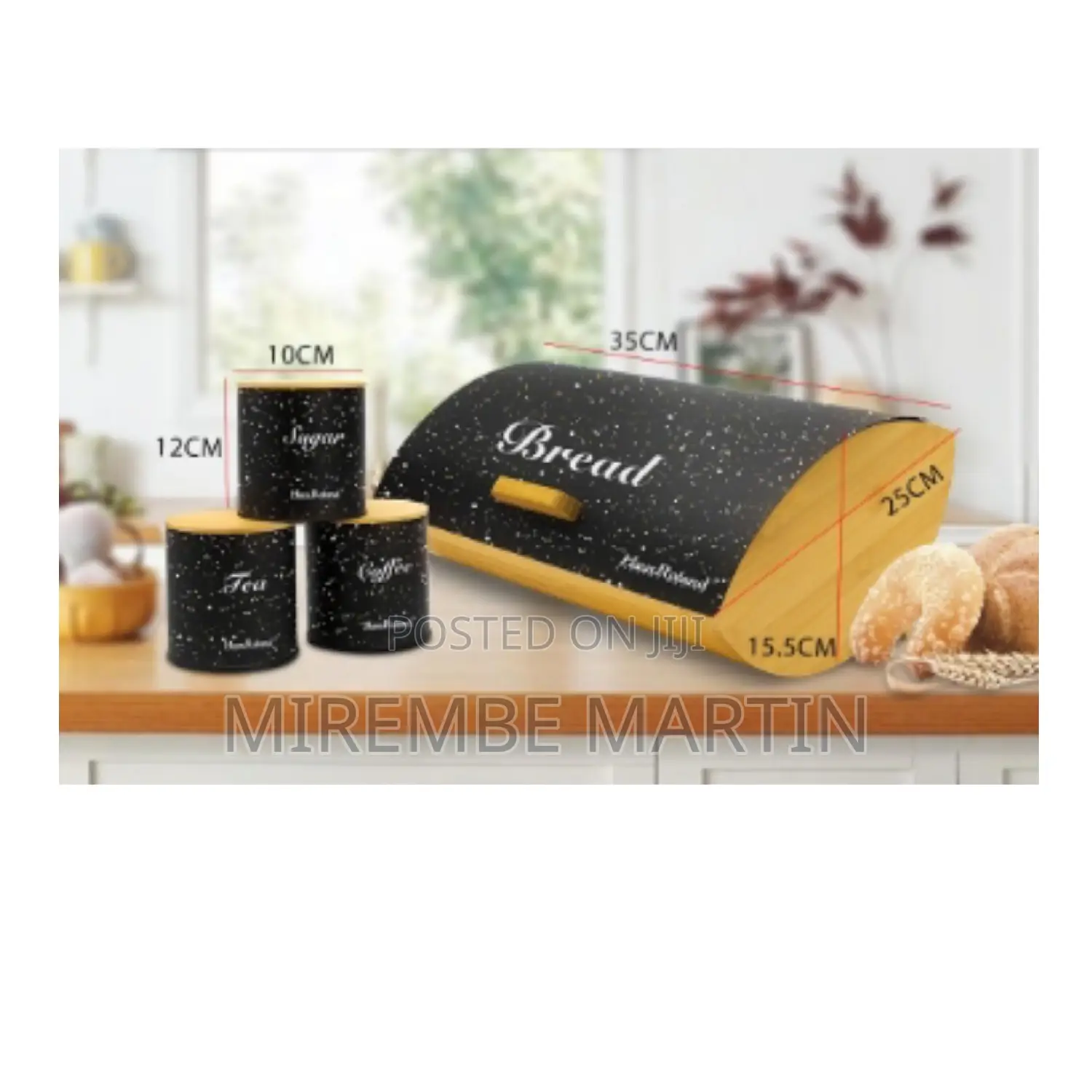 Bread Bin With Canister Set.