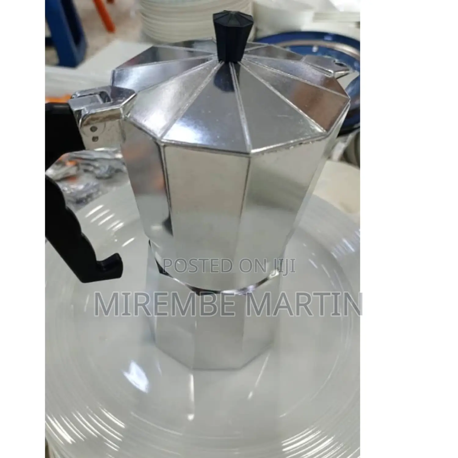 Stainless Steel Coffee Maker Moka Pot.