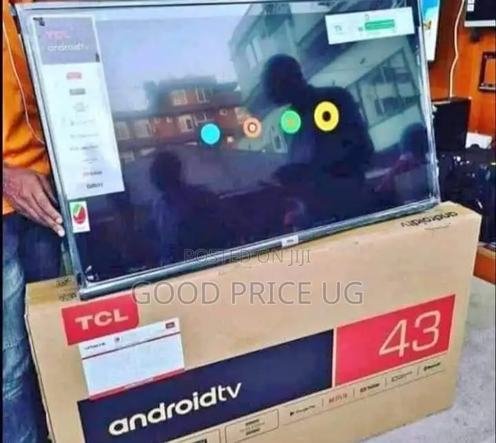 43 TCL Smart ANDROID Framless TV.