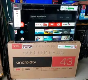 43 TCL Smart ANDROID Framless TV.